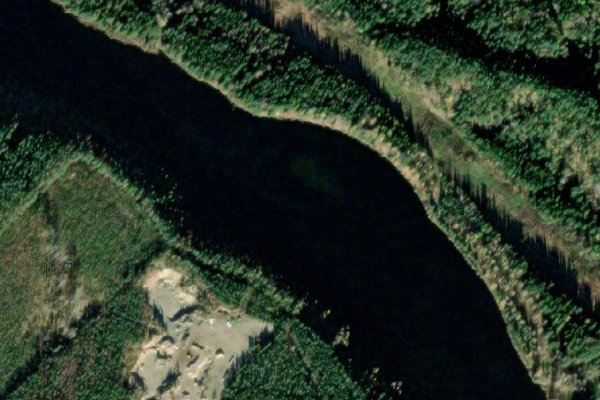 Satellite image of the area around Indalsälven 2