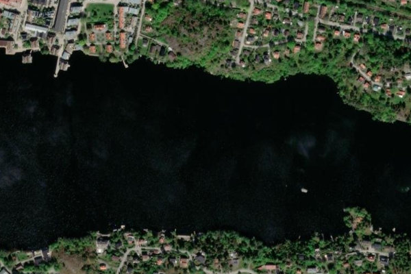 Satellite image of the area around Järlasjön