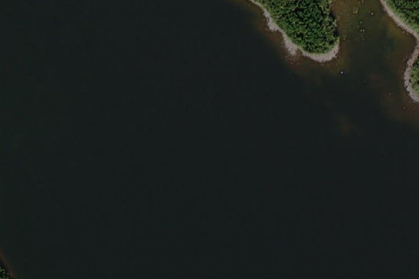 Satellite image of the area around Fagerhultasjön