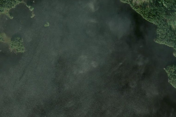 Satellite image of the area around Urasjö
