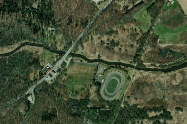 Satellite image of the area around Nørreå