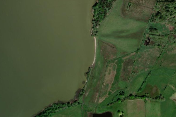Satellite image of the area around Arresø