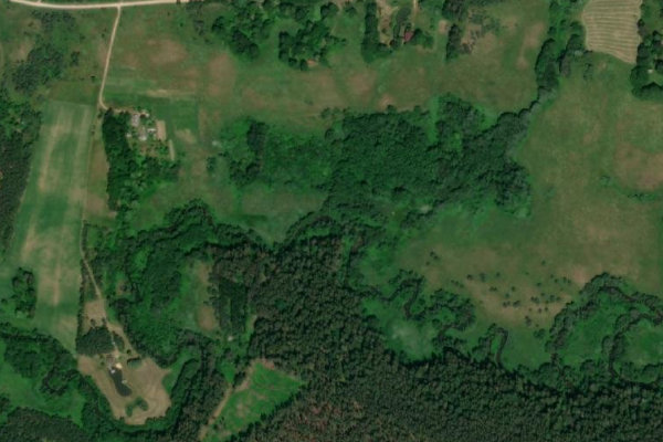 Satellite image of the area around Siesartis