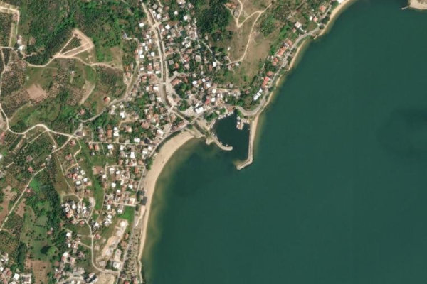 Satellite image of the area around Koca Dere