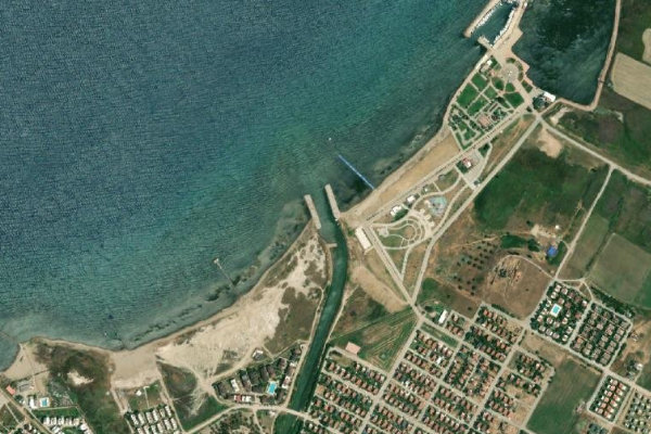 Satellite image of the area around Kargalı Deresi