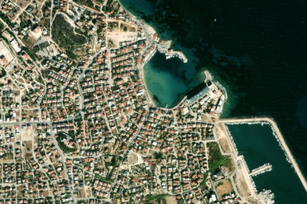 Satellite image of the area around Kocakum