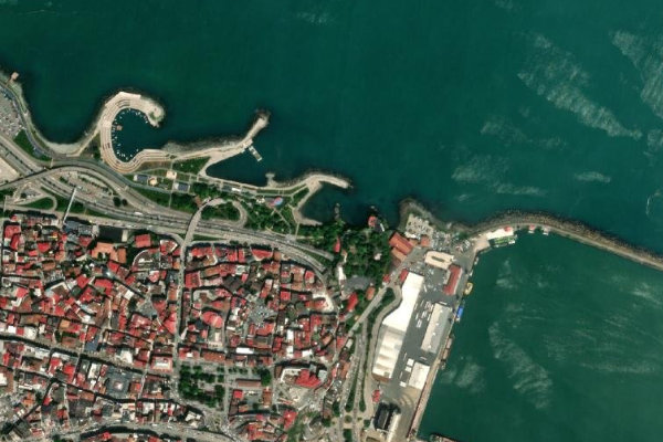 Satellite image of the area around Ganita Sahil Manzarası