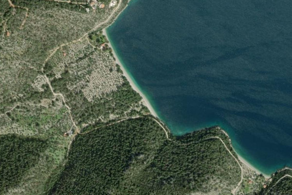 Satellite image of the area around Kalogerolímano
