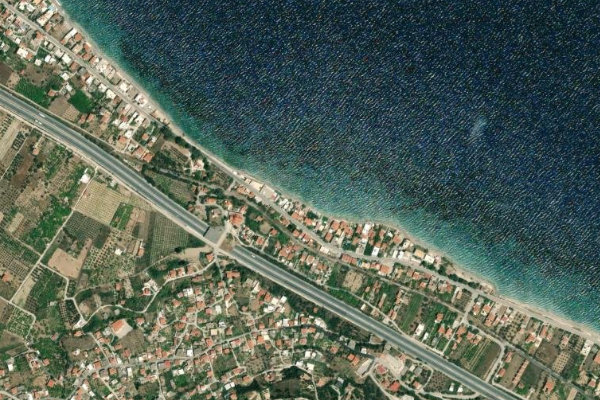 Satellite image of the area around Melíssi