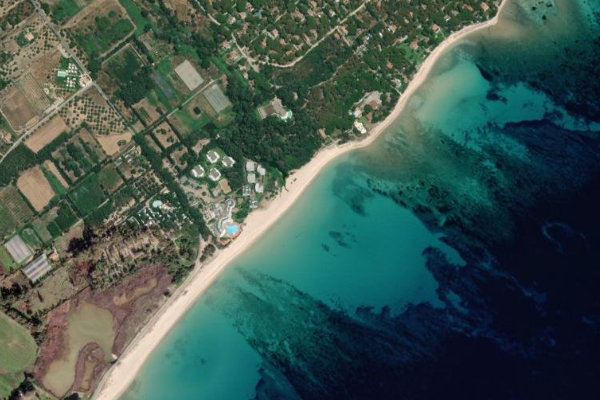 Imagen de satélite del entorno de Rio Palaceris