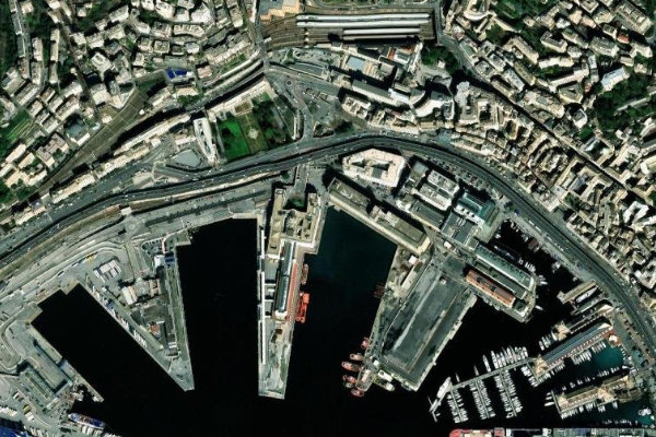 Imagen de satélite del entorno de Rio Lagaccio