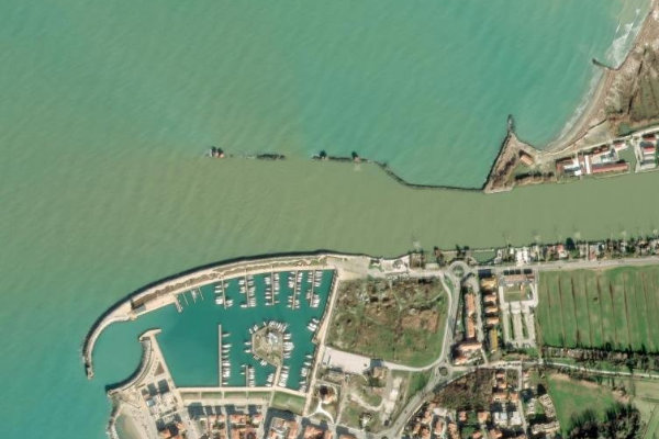 Imagen de satélite del entorno de Arno