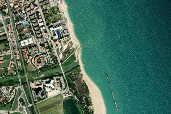 Imagen de satélite del entorno de Potenza