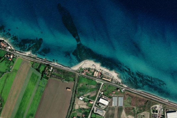 Imagen de satélite del entorno de Trainiti