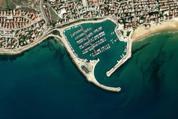 Imagen de satélite del entorno de Porto Turistico Marina di Ragusa