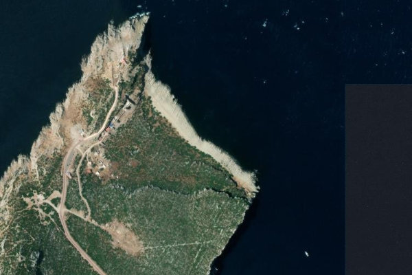 Imagen de satélite del entorno de Ceuta · sector de desembocadura 2