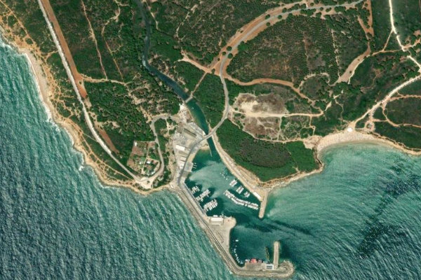 Imagen de satélite del entorno de Río Roche