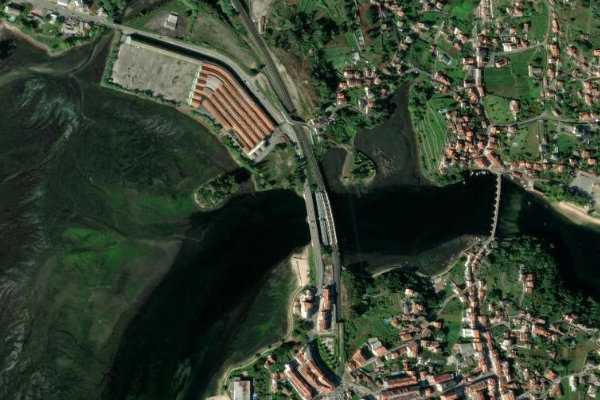 Imagen de satélite del entorno de Rio Verdugo