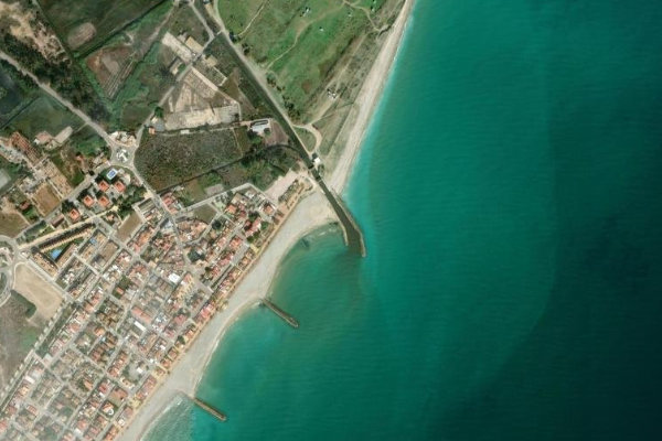 Imagen de satélite del entorno de Canal de la Gola