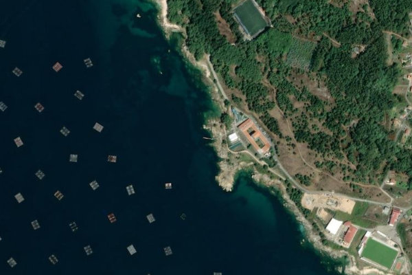 Imagen de satélite del entorno de Peirao do IGAFA