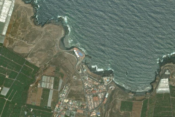 Imagen de satélite del entorno de San Sebastián de La Gomera · sector de muelle 6