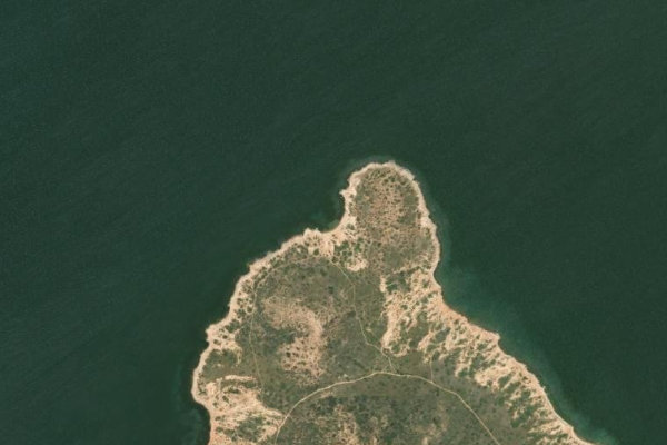 Imagen de satélite del entorno de Cartagena · sector de playa 2