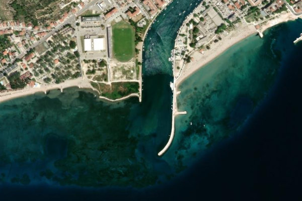 Imagen de satélite del entorno de Cetina