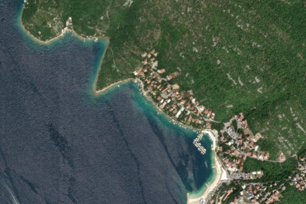 Imagen de satélite del entorno de Šiljevica