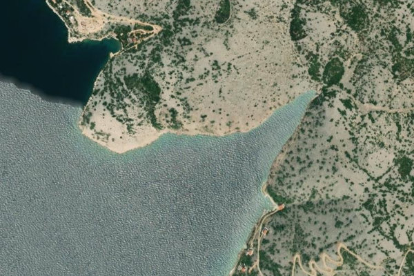 Imagen de satélite del entorno de Vukelići