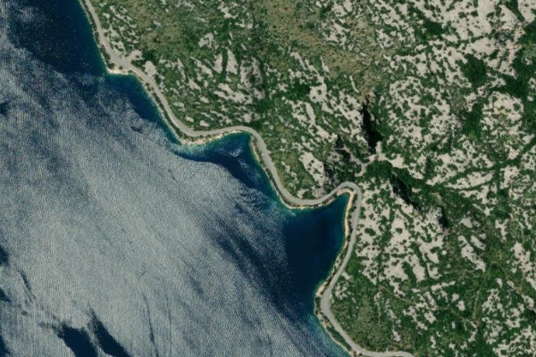 Imagen de satélite del entorno de Šikić-Dražica