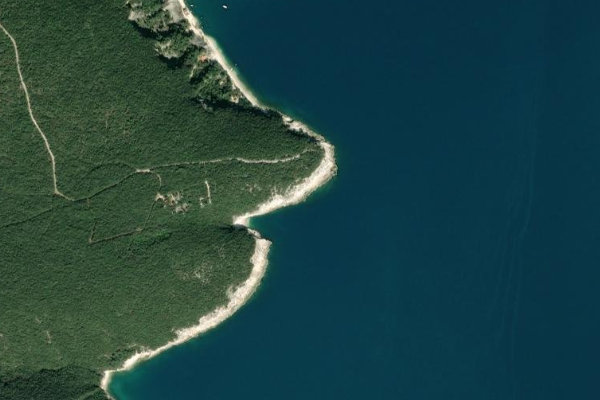 Imagen de satélite del entorno de Prisedi