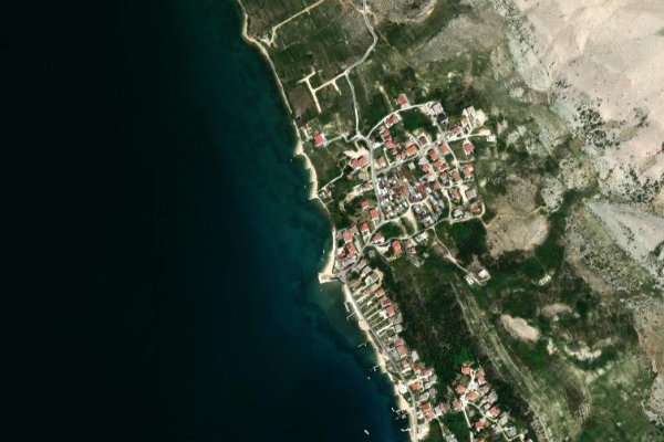 Imagen de satélite del entorno de Bašaca