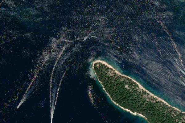 Imagen de satélite del entorno de Donji rt