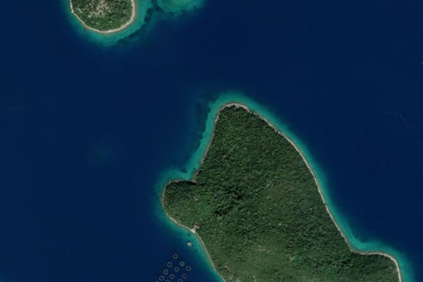 Imagen de satélite del entorno de Blaževo