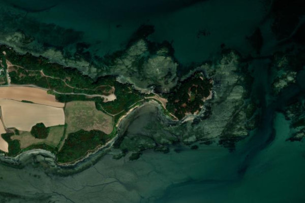 Imagen de satélite del entorno de Pointe de Guilben