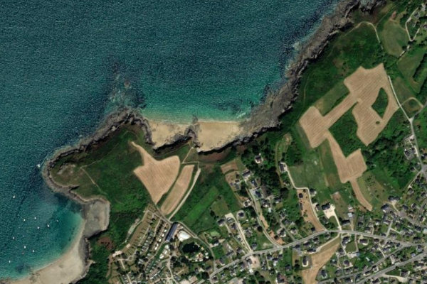 Imagen de satélite del entorno de Plage de la Pissotte
