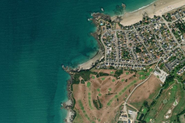 Imagen de satélite del entorno de Plage de Buglais