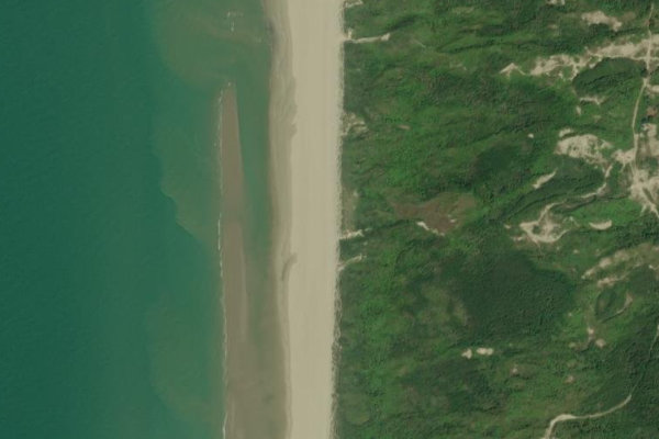 Imagen de satélite del entorno de Stella Plage