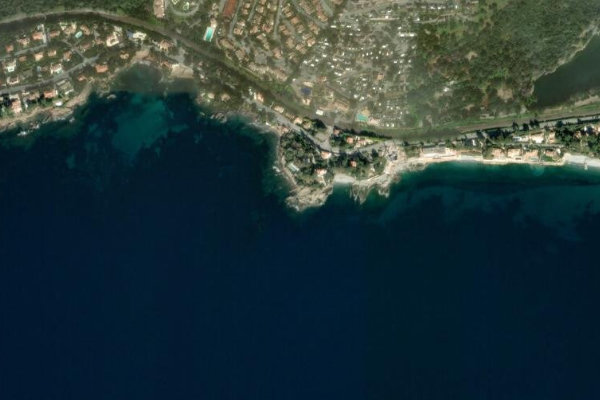 Imagen de satélite del entorno de Pointe de Pierre Blave