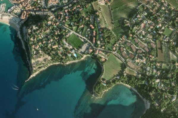 Imagen de satélite del entorno de Plage du Corton