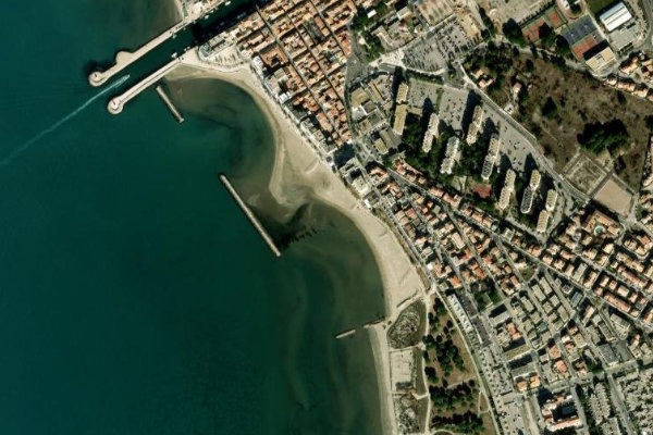 Imagen de satélite del entorno de Plage Rive Gauche