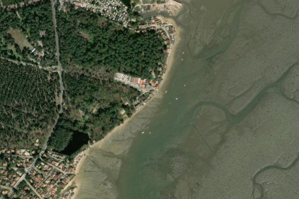 Imagen de satélite del entorno de Plage du Four