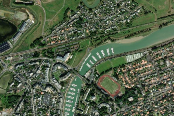 Imagen de satélite del entorno de ponton 22