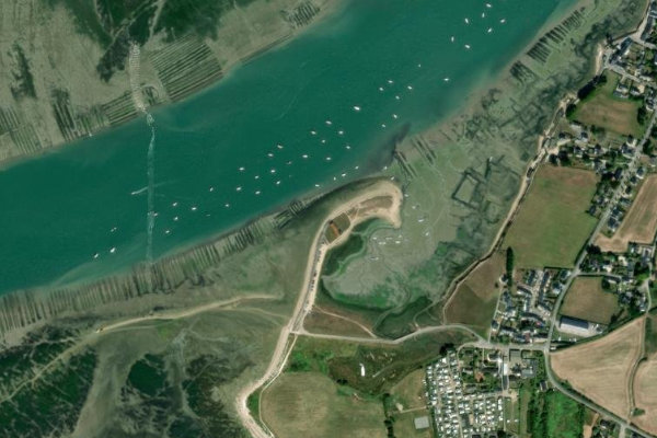 Imagen de satélite del entorno de Pointe du Dibenn