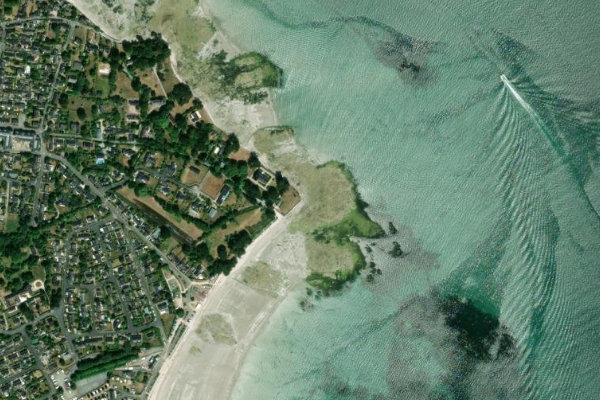 Imagen de satélite del entorno de Pointe de Langoz