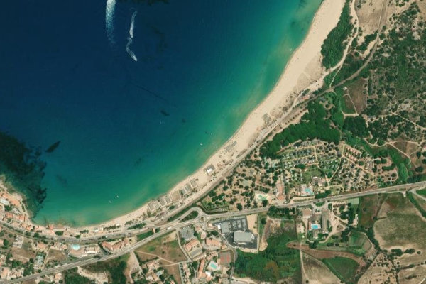 Imagen de satélite del entorno de Aregno Plage - Algajola