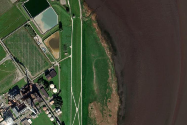 Imagen de satélite del entorno de Blexen