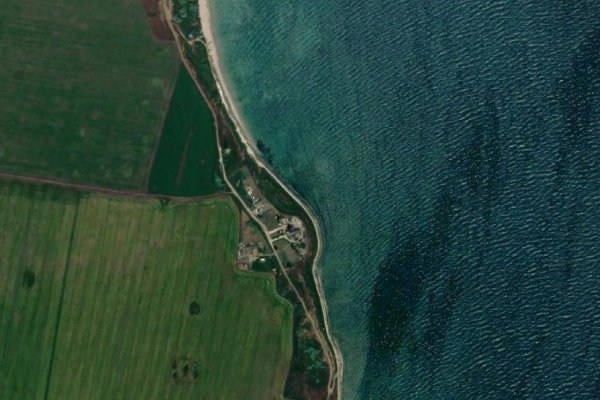 Imagen de satélite del entorno de Capul Tuzla