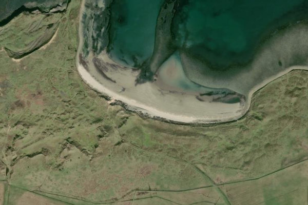 Imagen de satélite del entorno de Sandham Bay
