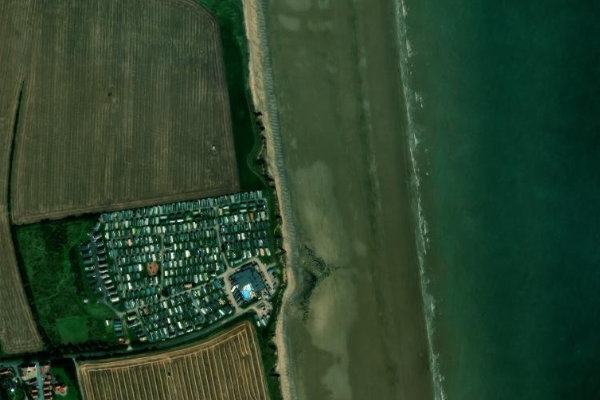 Imagen de satélite del entorno de Barmston Sands